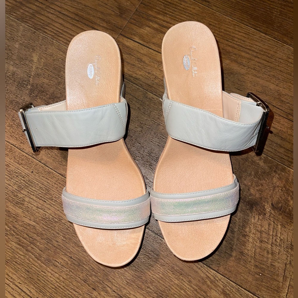 Dr Scholl’s Leather Wedge Sandals Size 9